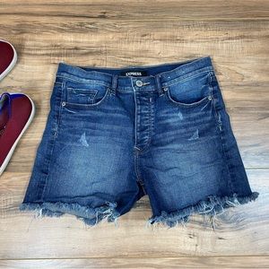 Express Vintage High Rise Shorts Women's‎ 4